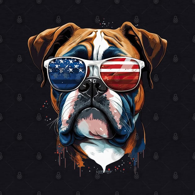 Boxer 4th of July by JayD World